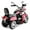 Pink, variant on Costway 3 Wheel Kids Ride On Motorcycle 6V Battery Powered Electric Toy Red
