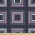 thumbnail image 2 of Ambesonne Abstract Fabric by the Yard Upholstery, Nested Ornamental Squares, 10 Yards, Quartz Mauve, 2 of 5