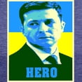 thumbnail image 3 of CafePress - Ukrainian President Zelenskyy Ukraine Flag T Shirt - Womens Tri-blend T-Shirt, 3 of 4