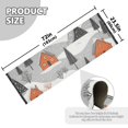 thumbnail image 5 of Yayeee Hallway Runner Rug 2'x6' Non Slip Machine Washable with Rubber Backing, Orange Cartoon Houses, 5 of 8