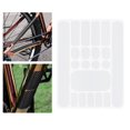 thumbnail image 1 of Etiqueta adhesiva para cadena de bicicleta Colamx calcomanía protectora para marco plegable claro, 1 of 8