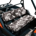 thumbnail image 2 of ZIATUBLES 2-Pack UTV Seat Covers with Horse Camouflage Print, Waterproof Scratch-Resistant Polyester Protectors for Kawasaki Mule Bench Seats, Easy to Clean UTV Decor Accessories Part, 2 of 8