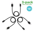 thumbnail image 2 of Cable de carga Motorola Essentials SKN6473A USB-A a USB-C, 2 of 5
