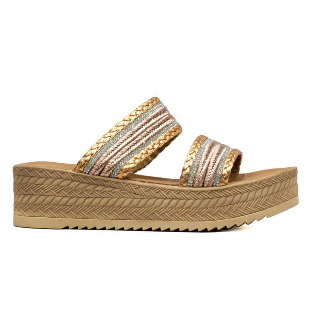 Sandalias para Mujer Jema 1520 dorado 24.5