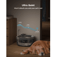 thumbnail image 4 of FeelNeedy 7L/237oz Pet Fountain, Large Dog Cat Water Fountain Dispenser with 2 Filters for Small/Medium/Large Dogs, Cats, Multiple Pets, Gray, 4 of 10