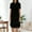 Black, variant on Womens Button Down Shirt Dresses Button Up Collared Neck Tunics Short Sleeve Midi Dress Solid Casual Velvet Dresses Pink XL