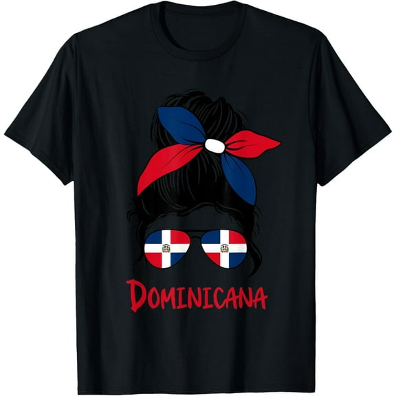Dominicana Dominican Girl Republica Dominicana Republic T-ShirtMen and women, Black T-shirt, size: Extra large