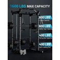 thumbnail image 4 of Power Cage, Racks de Puissance Multifonctionnels pour Gym à Domicile avec Système de Croisement de Câbles, Capacité de Poids 1600LBS Rack D\'entraînement Physique pour Squat pour Entraînement de Force avec Plus d'Entraînement, 4 of 7