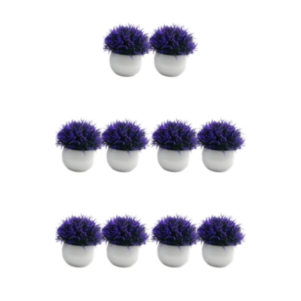 Pastos de imitación Injueey para decoración estilo impactante maceta bonsái