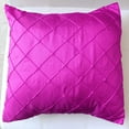 thumbnail image 2 of Pintuck Taffeta Decorative Throw Pillow/Sham Cushion Cover Fuchsia, 2 of 3