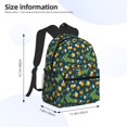 thumbnail image 4 of Lsque Crocodile And Oranges Classic Casual Backpack - Large Capacity Water-Resistant Backpack for School, Work, Travel, and Outdoor Activities, 4 of 8