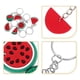 thumbnail image 2 of 6pcs Watermelon Keychain Charm Watermelon Keyring Pendant Keychain Decoration, 2 of 3