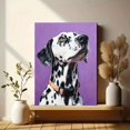 thumbnail image 6 of Dalmatian Dog Portrait Canvas Print Wall Art for Living Room Bedroom Office Pet Lover Home Decor Wall Art, 6 of 8