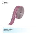 thumbnail image 3 of Unique Bargains 3Roll 1 Yard 8mm Self Adhesive Crystal Rhinestone Ribbon for Crafts Project, Light Purple, 3 of 5