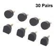 thumbnail image 2 of 30 Pairs/Pack High Heel Tips Stiletto Repair Shoe Heel Caps Heels Tips Replacement Dowels for Heels Soles (Assorted Size), 2 of 8