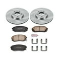 thumbnail image 3 of Power Stop Front Stock Replacement Brake Pad and Rotor Kit KOE6087, 3 of 8