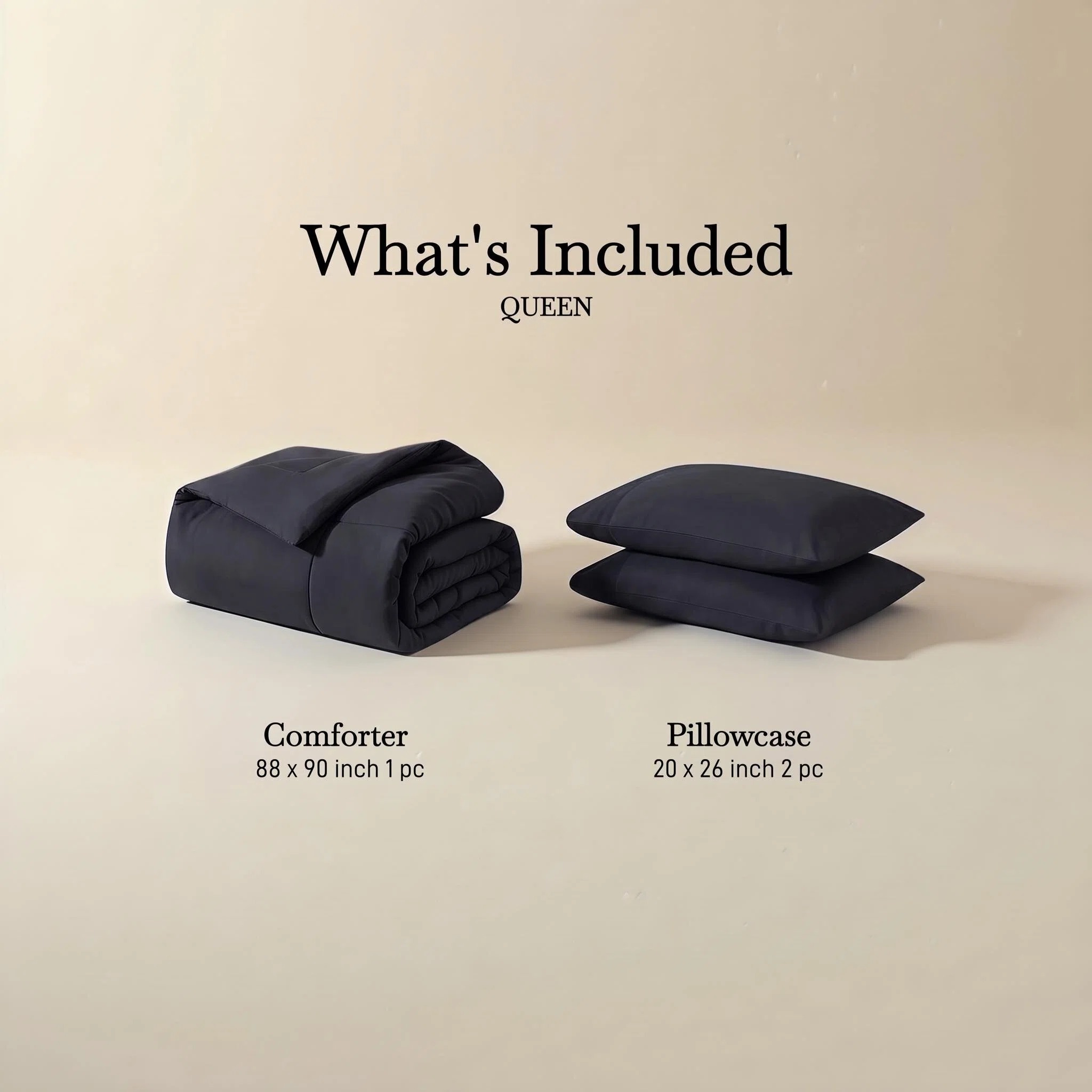 KINMEROOM Queen 3-Piece Down Alternative Comforter Set photo 8