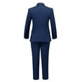 thumbnail image 2 of Boys' 5 Piece Formal Suit Set with Suit Jacket Vest Pants Collared Dress Shirt and Tie, 2 of 6