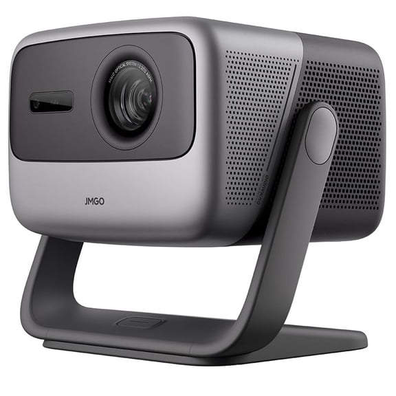 Restored JMGO N1 Pro Triple Laser Projector 1300 ISO Lumens, 1600:1 FOFO Contrast, 1080P FHD, 4K Supported, 180 Android TV 11, Instant Keystone Correction, Blu-Ray 3D (Refurbished)