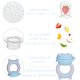 thumbnail image 4 of [Versión de actualización 2020] Juego de tetinas de frutas para bebés felices: un amigo que ayuda a tener una experiencia de sabor especial: anillo de dentición que alivia el dolor y, 4 of 6