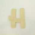 thumbnail image 1 of Package of 1, 14 Inch X 1/2" Thickness Baltic Birch Wood Letter H in The Waltograph Font, Thick for Art & Children Craft Project, Made in USA, 1 of 4