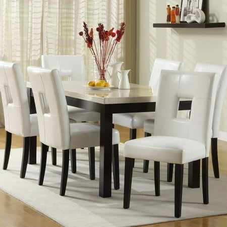 Homelegance Archibald 7 piece White Dining Set - 60 in ...