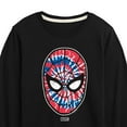 thumbnail image 3 of Marvel Spider-Man - Mask Tie Dye Flag - Toddler And Youth Long Sleeve Graphic T-Shirt, 3 of 5