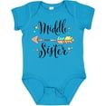 thumbnail image 3 of Inktastic Middle Sister- dots and arrow Girls Baby Bodysuit, 3 of 5