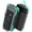 Green, variant on Solar Power  Pd 20w Fast Charging External Batter 40000mah Portable Phone Built In 4 Cables With Dual Bright Flashlights For Camping Hiking And Outdoor Use (blue)