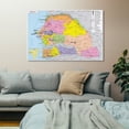 thumbnail image 3 of Senegal Map Posters Canvas Poster Wall Art Picture Prints Hanging Photo Gift Decor Home Posters Artworks 24x36inch(60x90cm), 3 of 6