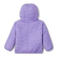 thumbnail image 2 of Columbia Toddlers' Double Trouble Reversible Jacket (Paisly Purple/Wht Chckpnt, 4T), 2 of 4