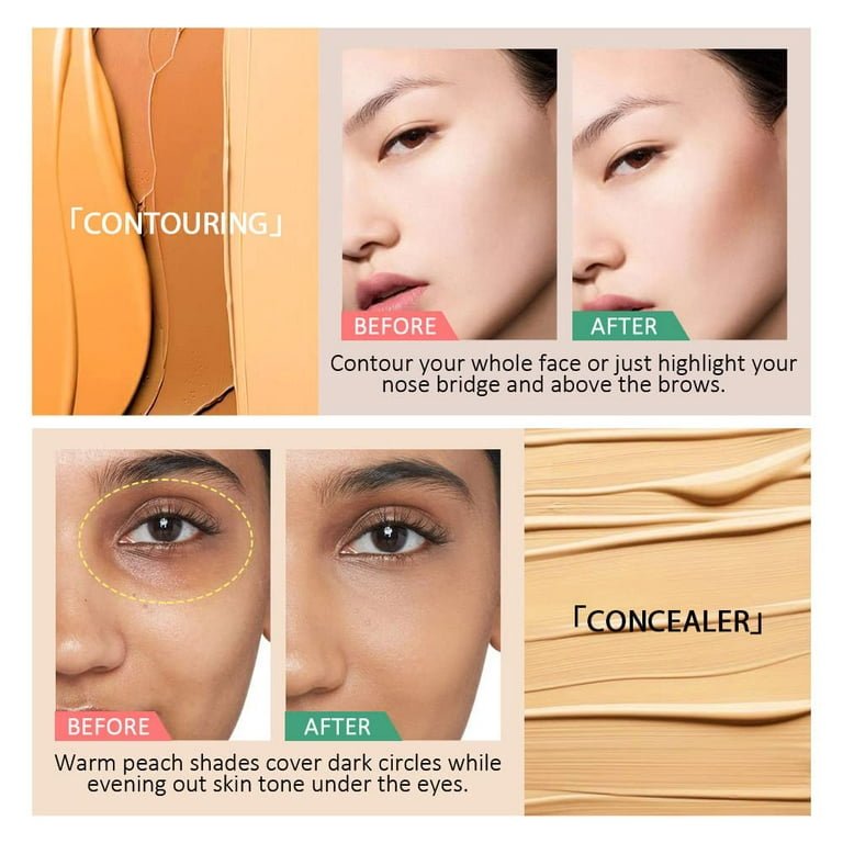 Uniform Color Correcting Palette Creamy Repair Brighten Contour Concealers Colour  Corrector Face Makeup From Harrisonjiang, $3.01