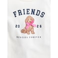 thumbnail image 2 of Wonder Nation Toddler Girls Graphic Tee with Short Sleeves, Sizes 18M-5T, 2 of 3