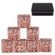 thumbnail image 3 of 7 Uds. Dados con patrón tallado de pulpo hueco, juego de dados de Metal cuadrados para fiesta navideña, accesorios para juegos de rol, 3 of 8