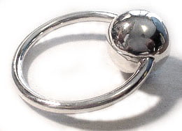 silver ring rattle
