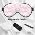 thumbnail image 3 of Uemuo Cute Rabbit Pattern Sleep Eye Mask - Light Blocking Sleep Mask Blocking Out Light Perfectly, Soft and Comfortable Night Eye Mask, Eye Blinder, 3 of 7