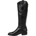 thumbnail image 3 of Women's Sam Edelman Penny Riding Boot Black Basto Crust Leather 4 M, 3 of 7