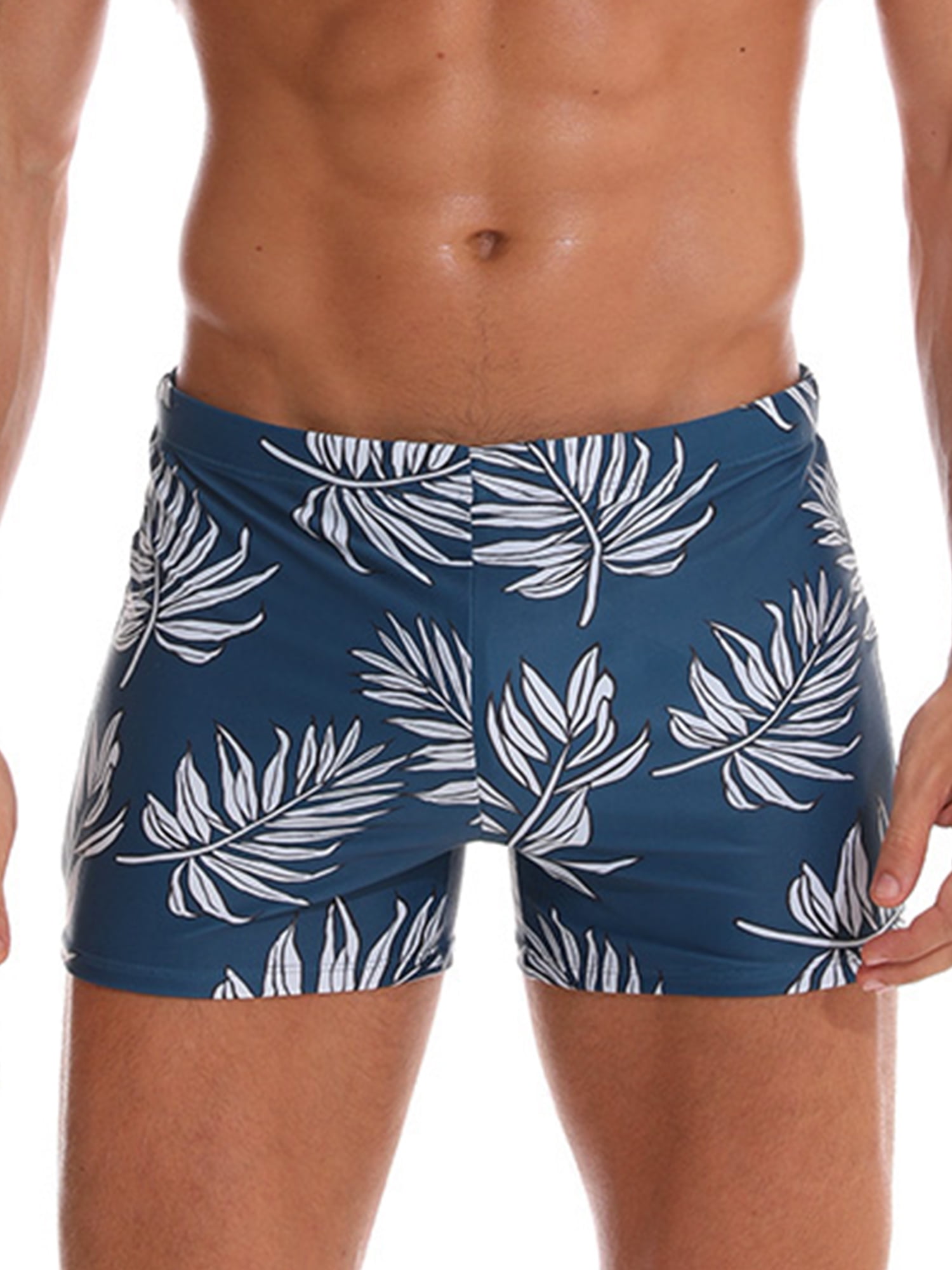 Casual Mens Swim Trunks Board Shorts Bathing Suits Elastic Waist Surf 