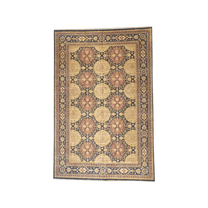 Wahi Rugs Hand Knotted Agra Ziegler Antique Wash Wool 11'11" x 18'1" - W1156