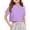 AQ17_Light Purple, variant on Resicozy Girls Athletic Oversized Crop Tops for Kids Drop Shoulder Short Sleeve T Shirts Workout Basic Tees 1-10 Years Dark Gray 160