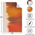 thumbnail image 2 of Coolnut 4 PCS Kitchen Dish & Tea Towels, Red Brown Reusable Cloths for Cooking and Drying Dishes for Home Kitchen Cleaning, 28"x18", 2 of 5