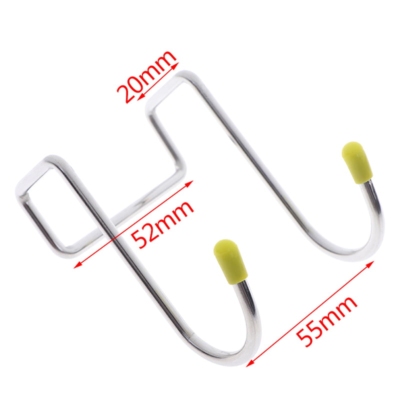 1pc Stainless Steel Double S Shape Storage Hook for Bathroom Kitchen Wall HoJB