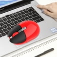 thumbnail image 2 of maskred M106 Wireless Mouse Rechargeable Mute Optical Mouse for Home Use Office Mouse Desktop Red, 2 of 6