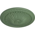 thumbnail image 3 of Ekena Millwork 15"OD x 1 3/4"P Alexa Ceiling Medallion (Fits Canopies up to 3"), Hand-Painted Athenian Green, 3 of 7