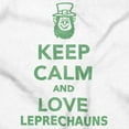 thumbnail image 2 of Keep Calm Love Leprechauns St Paddys Plus Size Crewneck Graphic Tee Shirt Brisco Brands 2X, 2 of 3