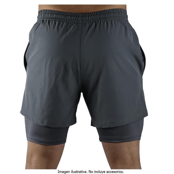 Bermuda Wilson para Hombre, con Biker Azul Marino con Gris Oxford Talla CH