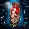 thumbnail image 7 of sruoe Halloween Voice‑Activated Skeleton Hand Doorbell, Light Mist Prank Wall Ornament, Halloween Spooky Accent, Halloween Horror Vibe Decor for Front Door Porch Bar Wall Entryway, 7 of 7