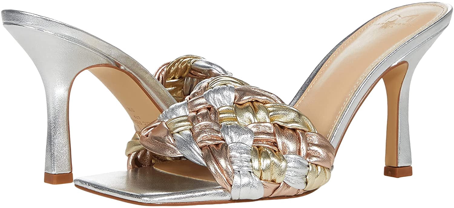 wide fit sparkly flat sandals
