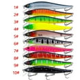 thumbnail image 3 of 2PC Fishing Lure Bait Submerged Hard Lure Worm 12cm /15g Fake Plastic Lure Fishing Tackle, 3 of 10