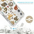 thumbnail image 2 of Reptile Collage Clear Case for iPhone 11,Aesthetic Art Design Case for Men Women,Unique Soft Transparent TPU Bumper Case Cover, 2 of 5